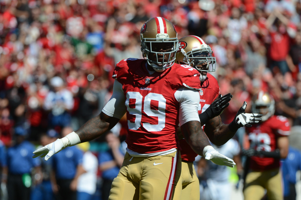 Seattle releases Aldon Smith, ex-Niner, Raider