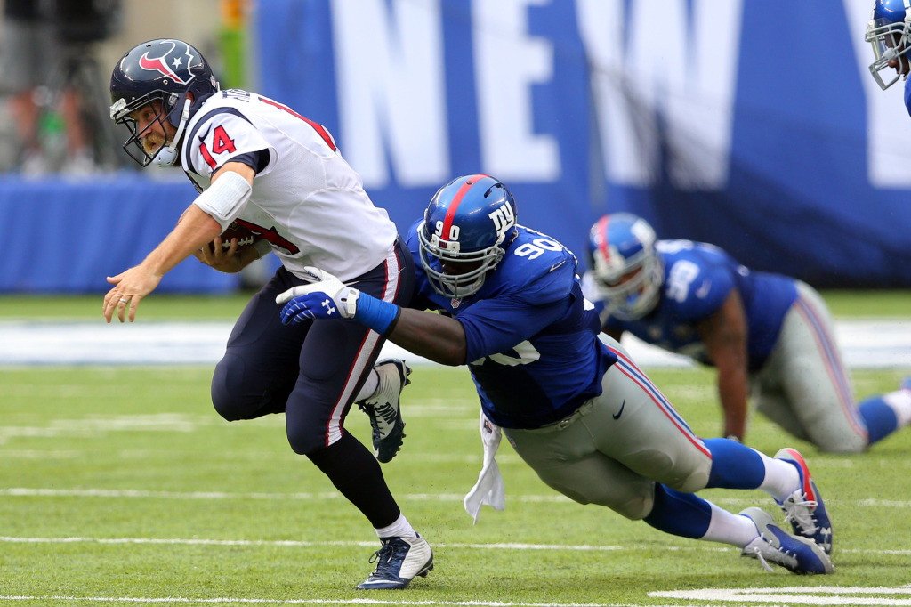 New York Giants DE Jason Pierre-Paul sidelined with groin injury