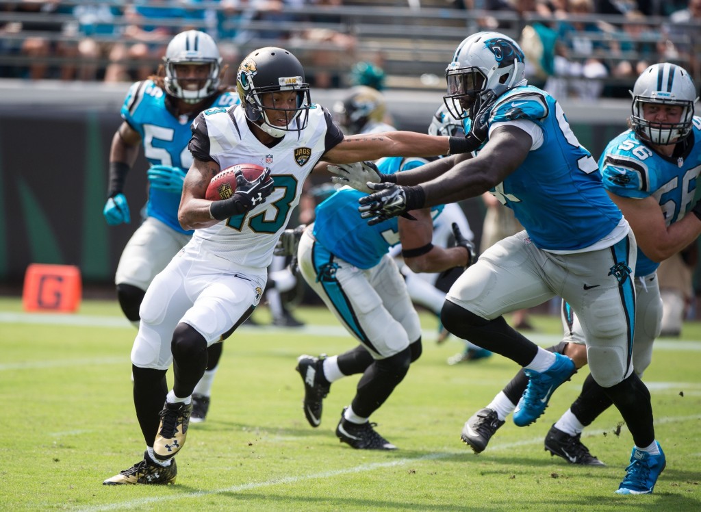 August 17, 2017: Jacksonville Jaguars wide receiver Rashad Greene