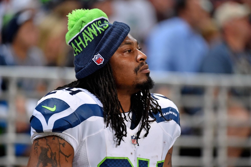 Marshawn Lynch reunites with Seahawks ahead of 49ers game