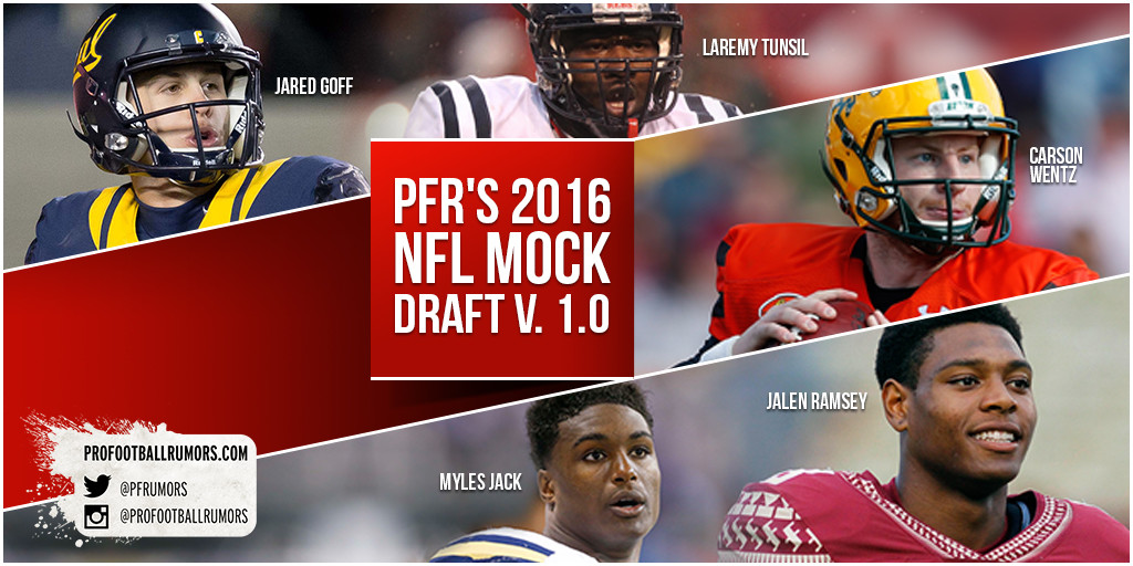 2016 NFL Mock Draft: Final Edition with Bold Predictions