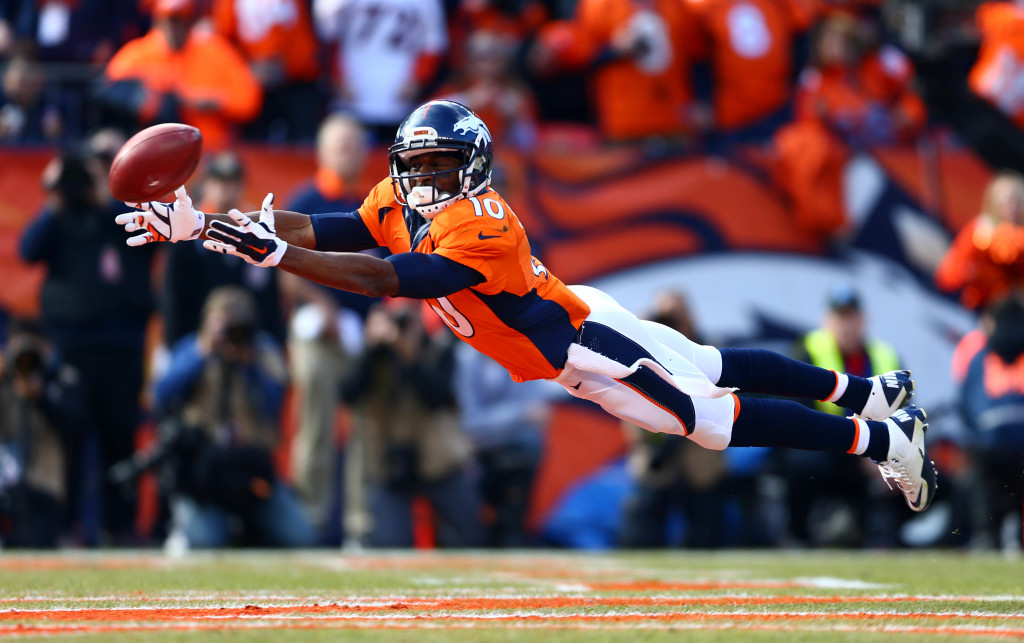 Lot Detail - Emmanuel Sanders 11/16/2014 Denver Broncos Game Used