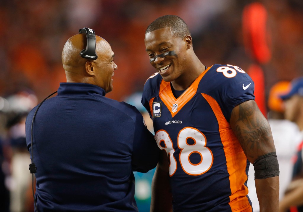 Broncos Exercise WR Demaryius Thomas' Option