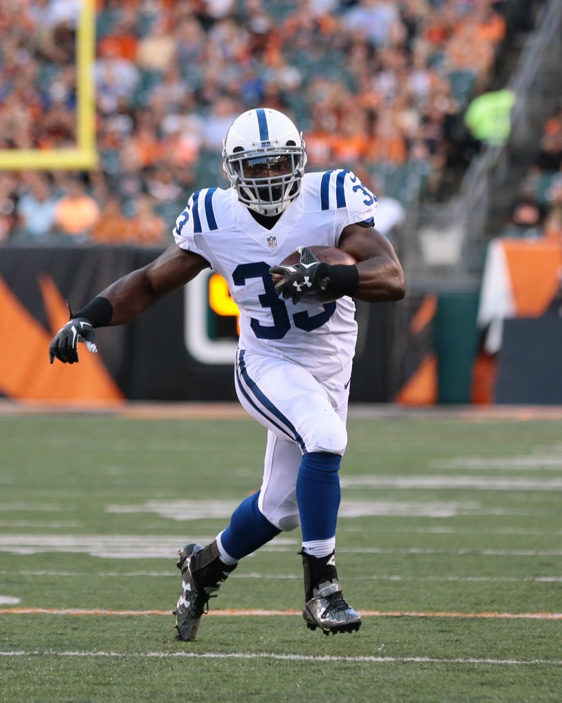 Robert Turbin Facing PED Suspension