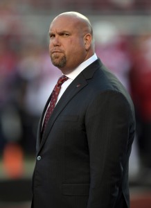 Oct 6, 2016; Santa Clara, CA, USA; Arizona Cardinals general manager Steve Keim before a NFL game against the San Francisco 49ers at Levi's Stadium. Mandatory Credit: Kirby Lee-USA TODAY Sports