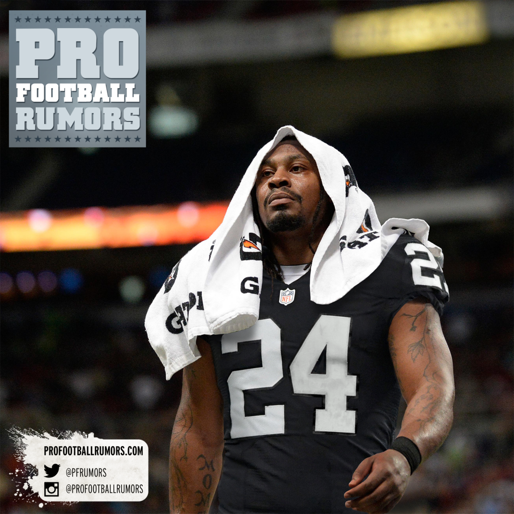 Marshawn Lynch 2018 Prestige Football - #80 XTRA POINTS - Las Vegas Raiders