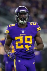 Dec 1, 2016; Minneapolis, MN, USA; Minnesota Vikings cornerback Xavier Rhodes (29) during a game at U.S. Bank Stadium. The Cowboys defeated the Vikings 17-15. Mandatory Credit: Brace Hemmelgarn-USA TODAY Sports