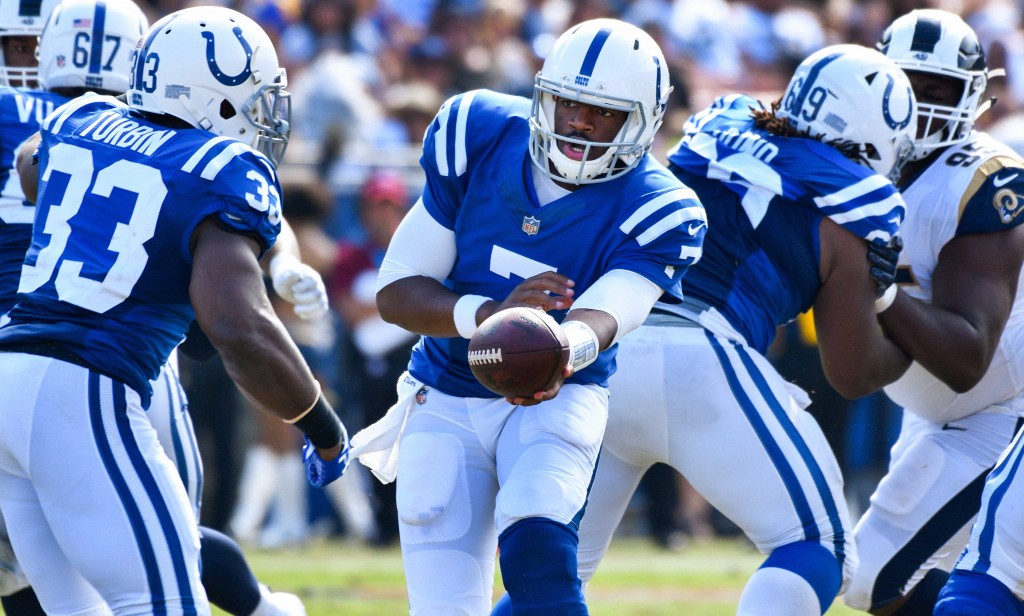 Jacoby Brissett's career game leads Colts past Falcons 27-24 - Stampede Blue