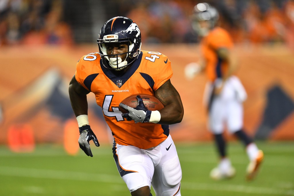 Broncos Waive RB Juwan Thompson