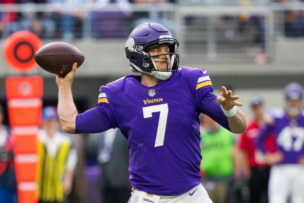 Goodbye Case Keenum (Denver), Sam Bradford (Arizona), Teddy Bridgewater  (N.Y. Jets)