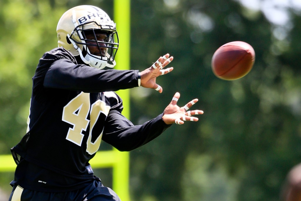 Delvin Breaux winner of Saints courage award