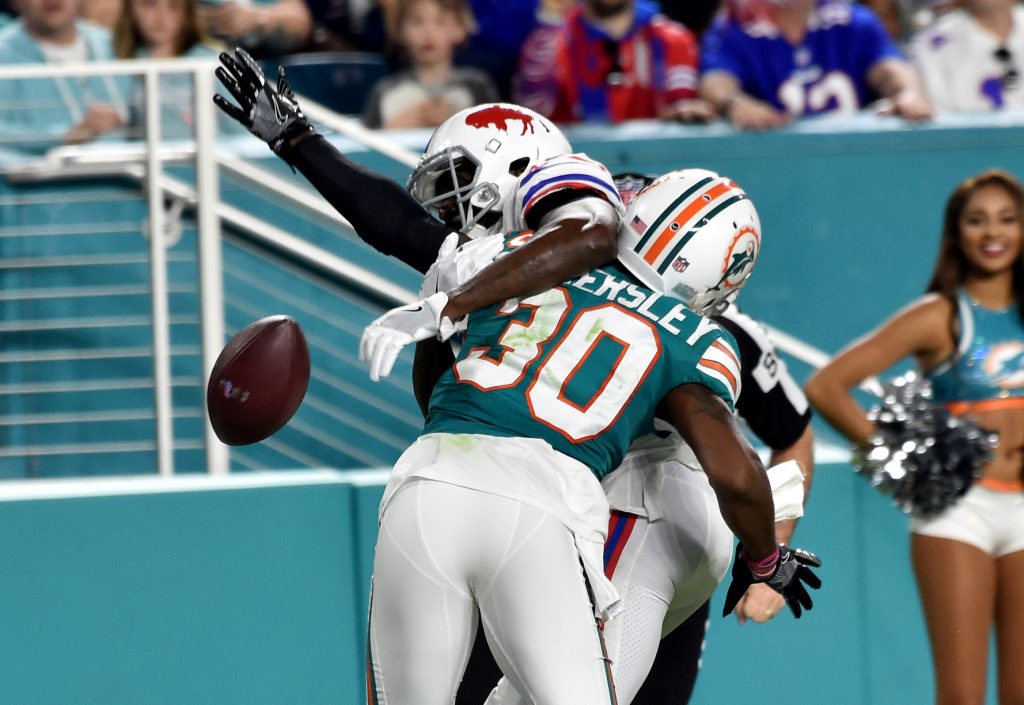 Cornerback Cordrea Tankersley may be back in Dolphins' starting lineup