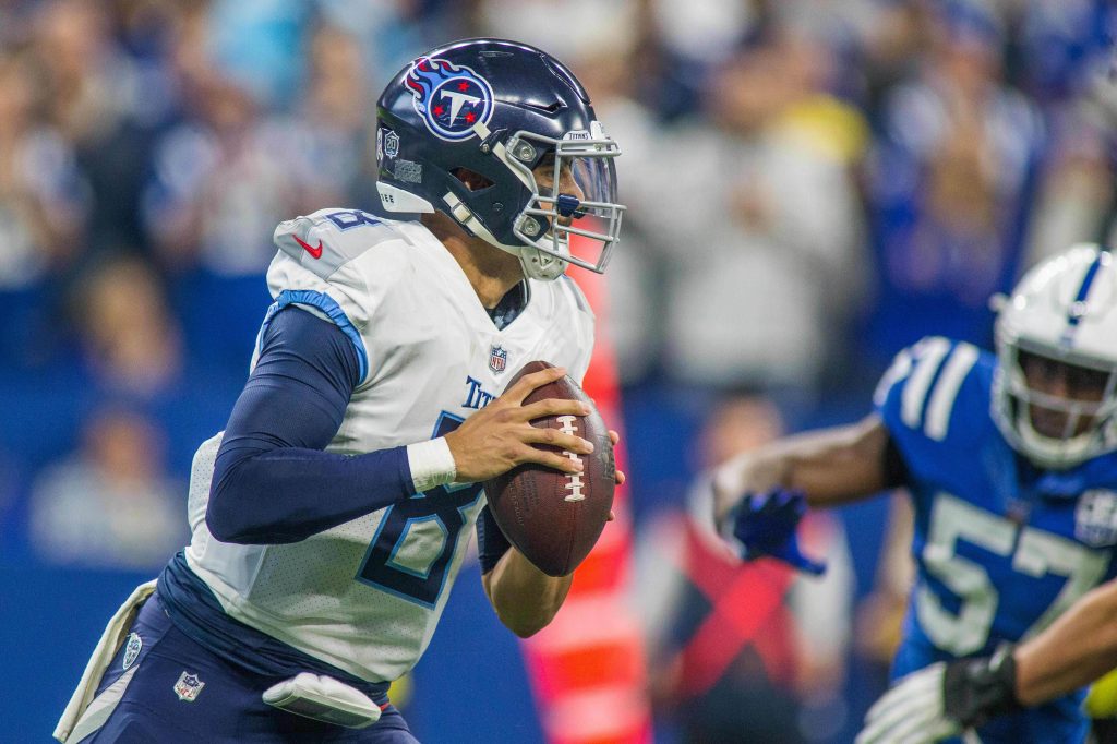 Falcons agree to terms on two-year contract with veteran QB Marcus Mariota