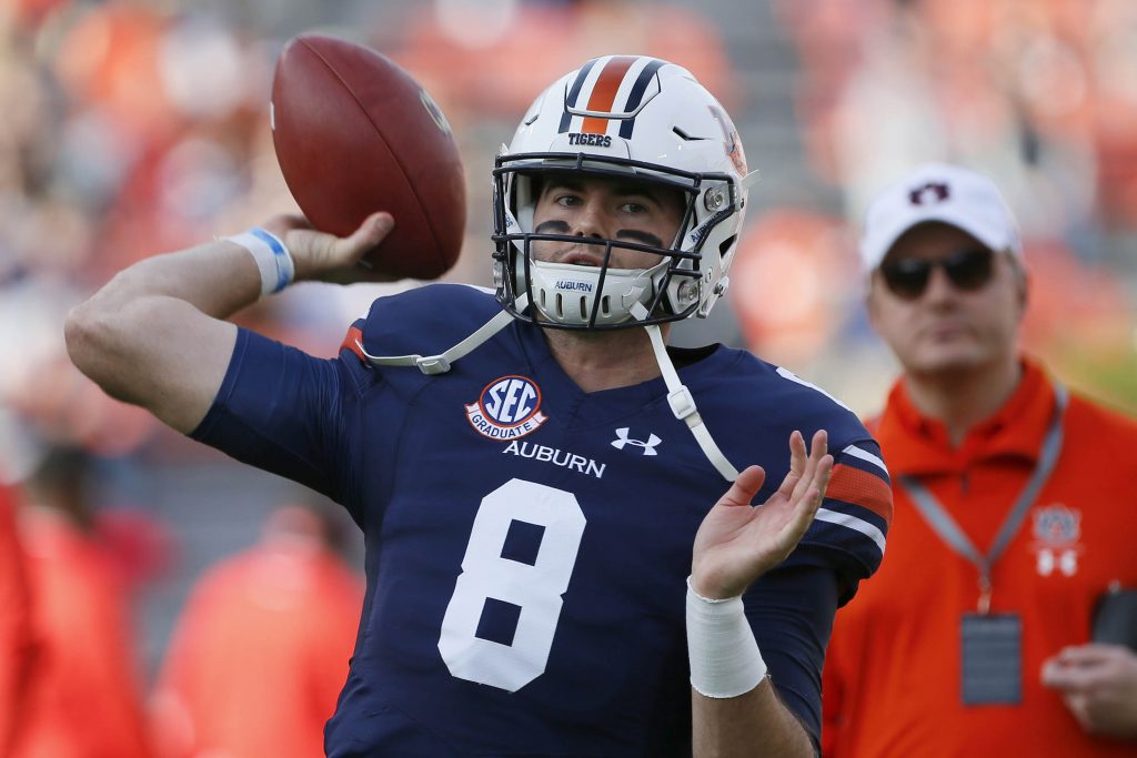 Jarrett Stidham, New England Patriots quarterback, 'is like a coach,'  Auburn coach Gus Malzahn says (report) 