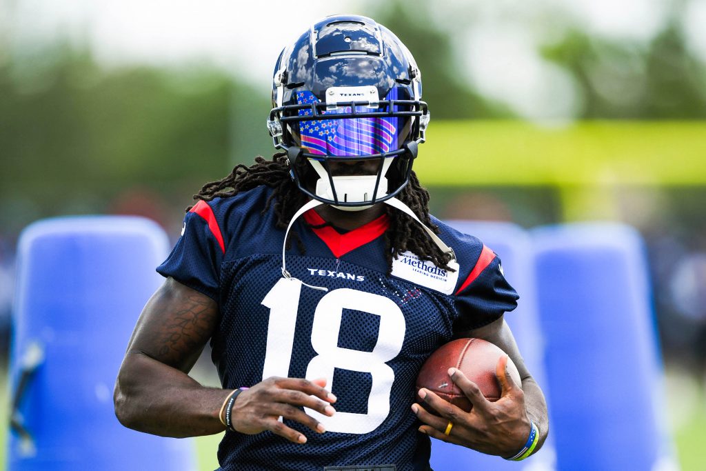 Former Houston Texans WR Sammie Coates now with the XFL