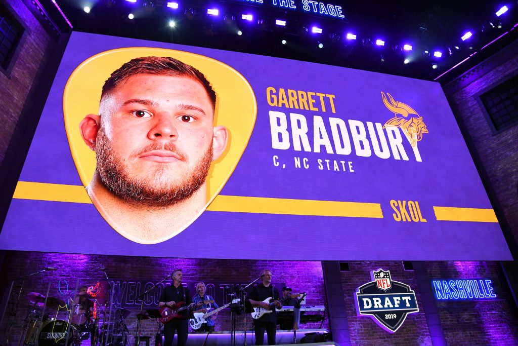 Benching of Garrett Bradbury calls attention to Vikings' first-round  misfires