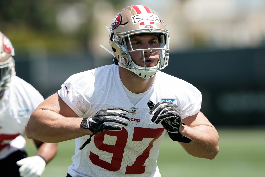 49ers' Nick Bosa Clears Concussion Protocol