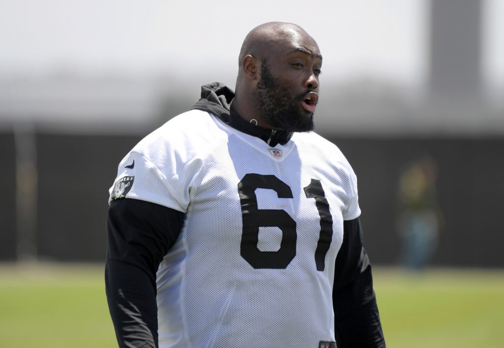 Raiders looking to trade Rodney Hudson
