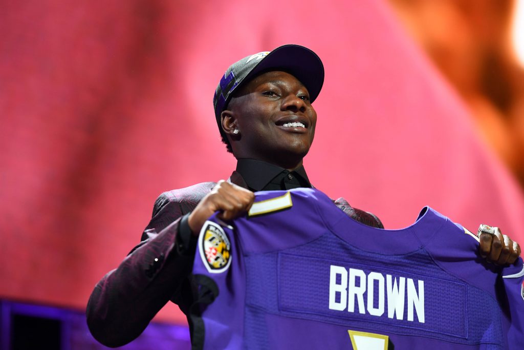 Ravens WR Marquise Brown May Not Be Ready For Training Camp