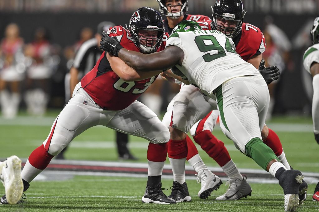 Atlanta Falcons Chris Lindstrom 95. Pff Grade Highest Rated Player