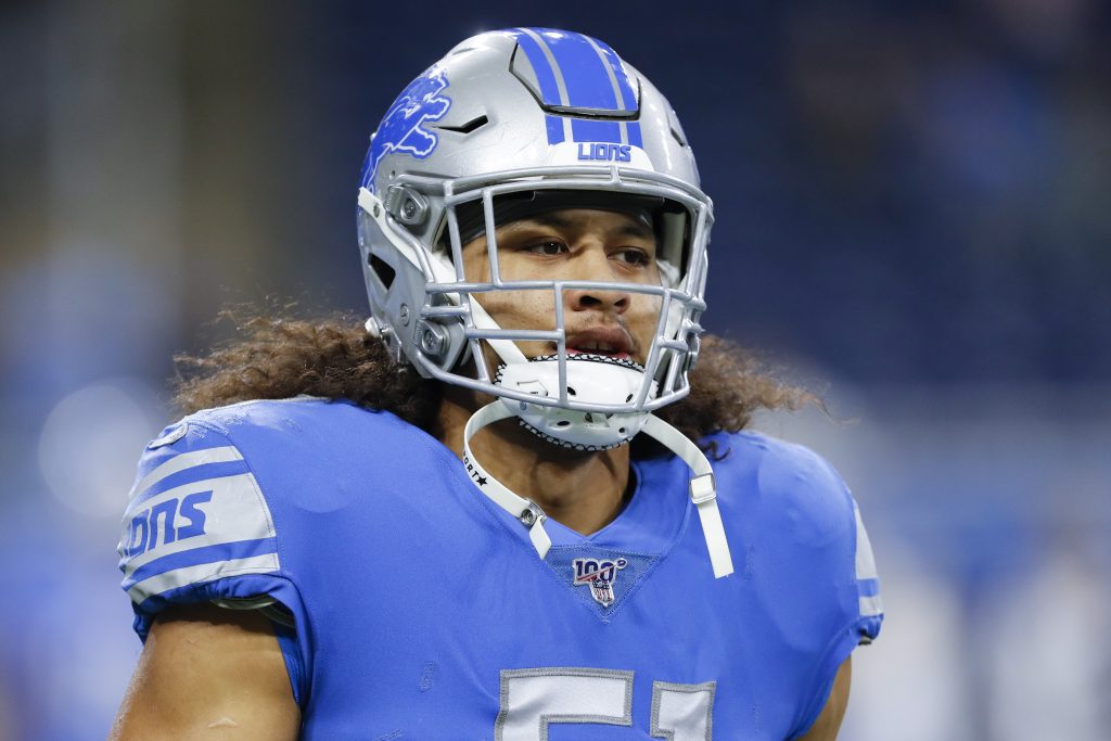 Patriots elevate former Lions linebacker Jahlani Tavai from practice squad  for Week 3 - Pats Pulpit