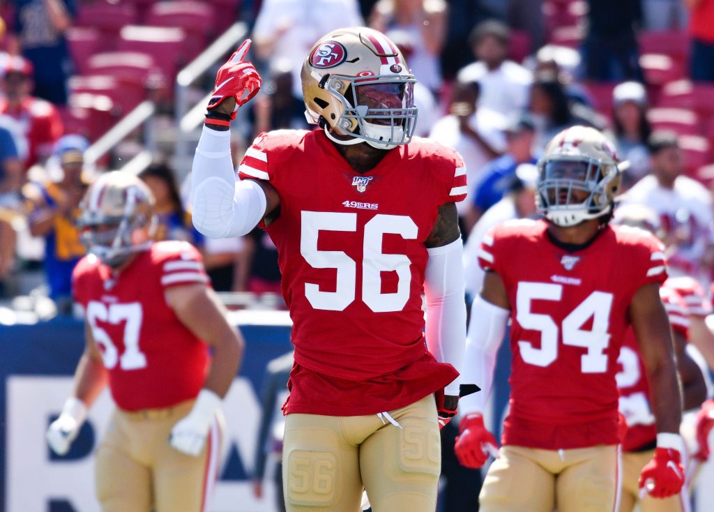 Kwon Alexander posts photo of his new No. 56 49ers jersey