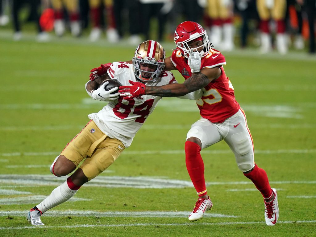 San Francisco 49ers sign WR Kendrick Bourne to one-year tender 