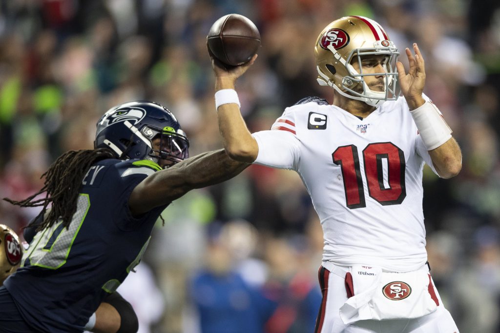 Seahawks' QB rumor mill keeps churning. The latest name? Jimmy Garoppolo