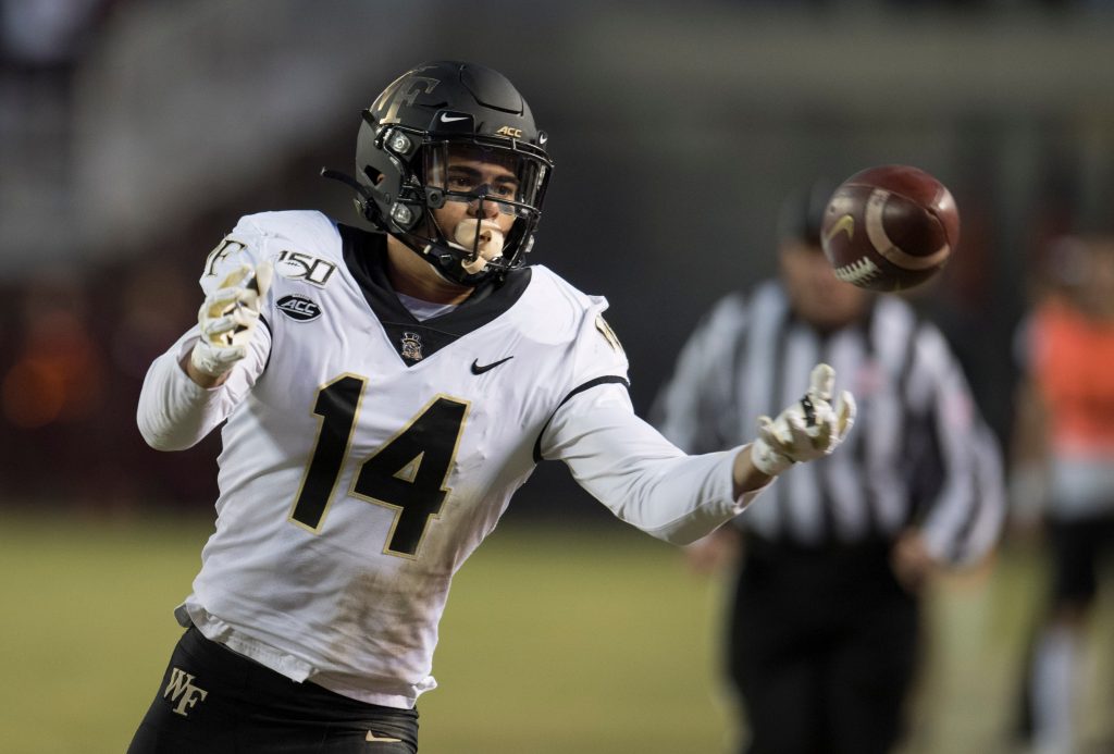 Wake Forest WR Sage Surratt Opts Out