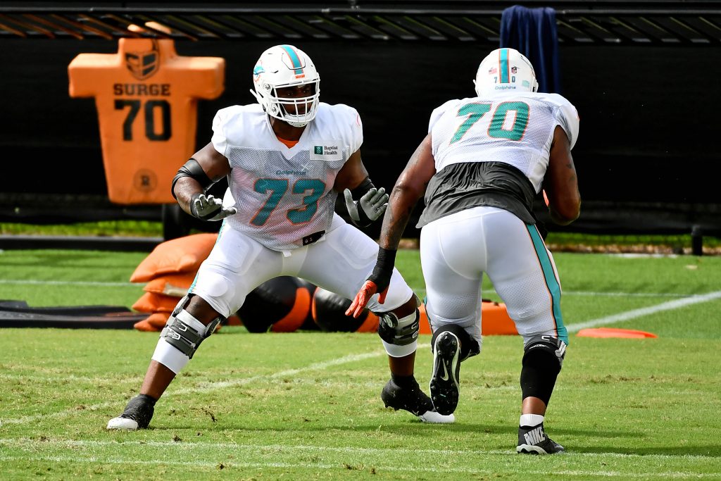 Dolphins Place OL Liam Eichenberg On IR, Activate Austin Jackson