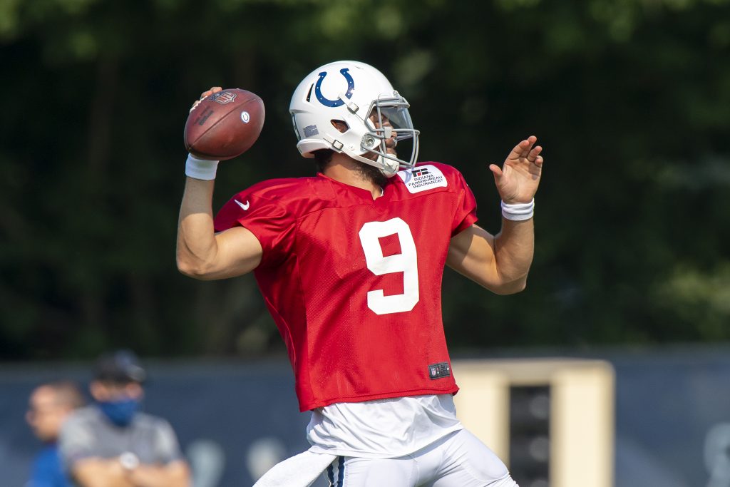 Seattle Seahawks quarterback Jacob Eason (17) scrambles before throwing a  pass in the second half of a preseason NFL football game against the Dallas  Cowboys in Arlington, Texas, Friday, Aug. 26, 2022. (