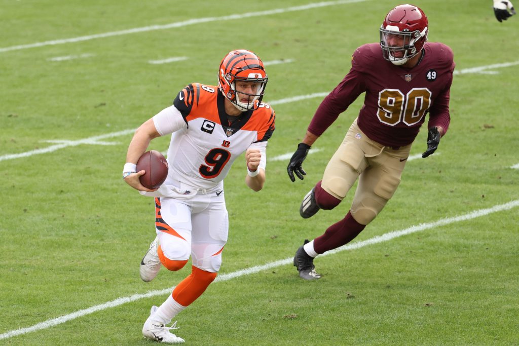 Joe Burrow says he's '80-85%' as he throws on first day of Bengals' OTAs, LSU