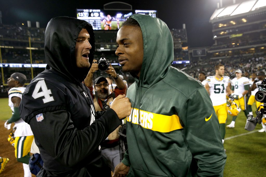 Reunited As Raiders: Derek Carr and Davante Adams