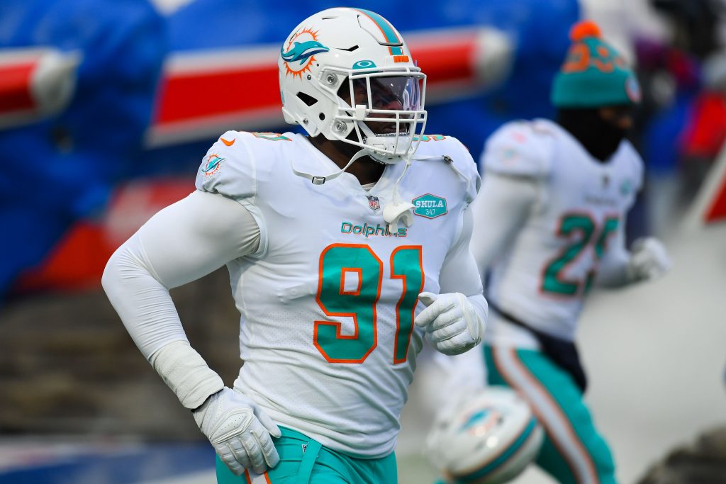 Dolphins officially place DE Emmanuel Ogbah on IR