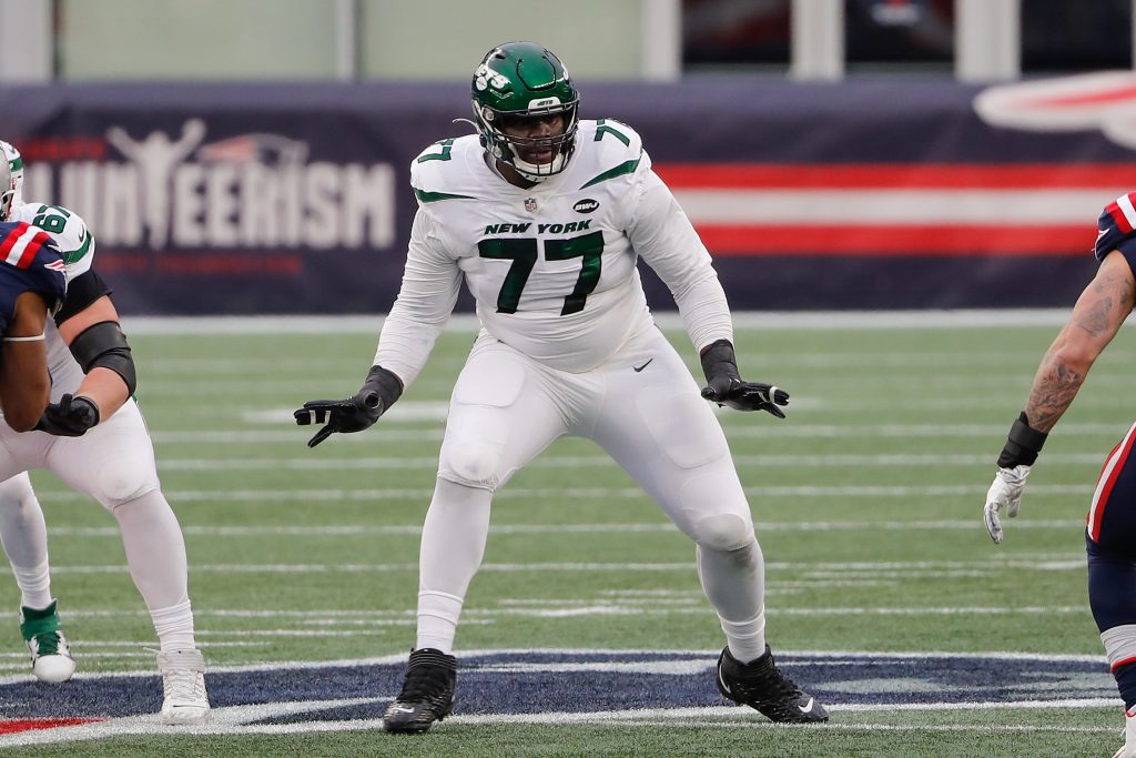 Jets' Mekhi Becton to start at RT in preseason finale against Giants