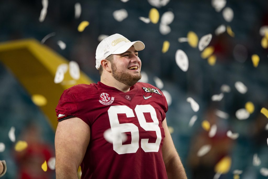 Former Tide OL Landon Dickerson signs rookie contract with Eagles