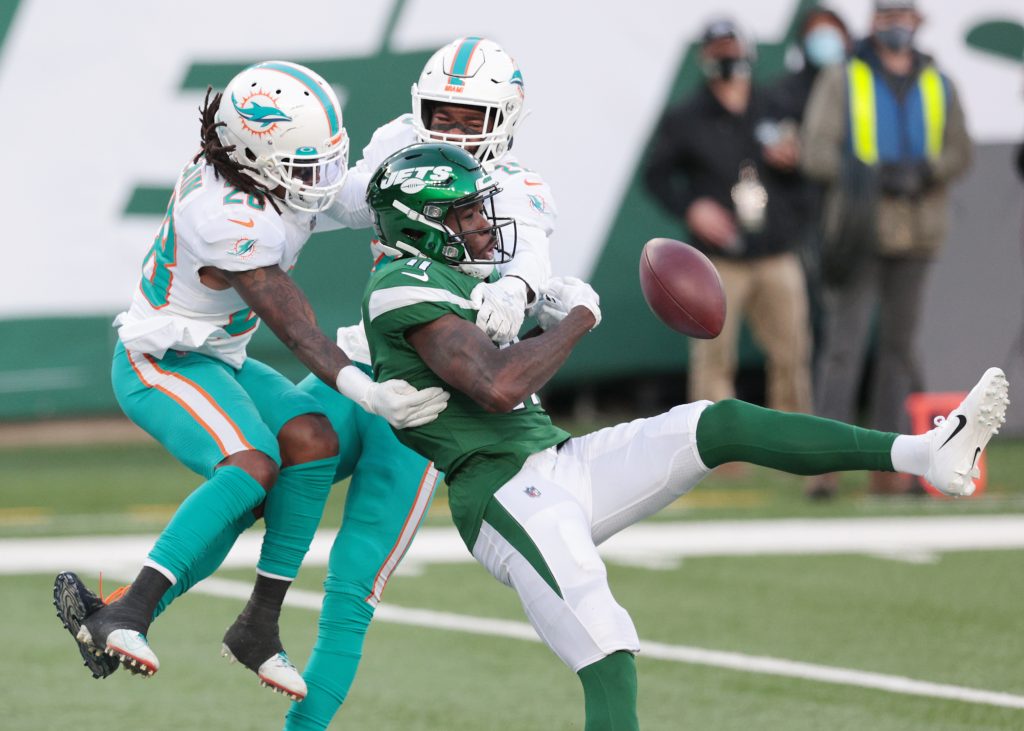 Jets trade disgruntled 2nd-round wideout Denzel Mims to Lions – REPORT