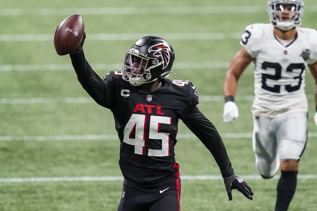 Atlanta Falcons Trade Piece Deion Jones Out For Offseason; Value  Diminished? - Sports Illustrated Atlanta Falcons News, Analysis and More