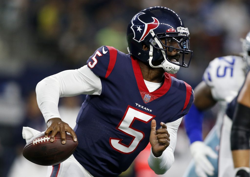 Tyrod Taylor meets with media, sure sounds like Texans' Week 1