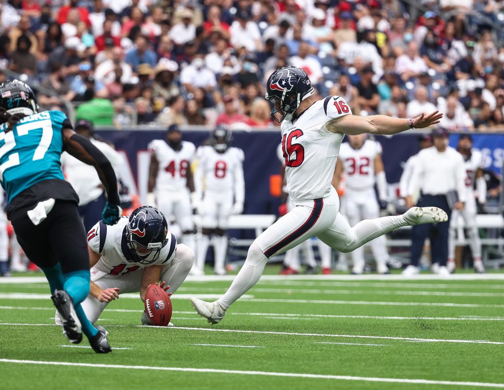 New kicker Joey Slye bringing optimism to Texans' special teams