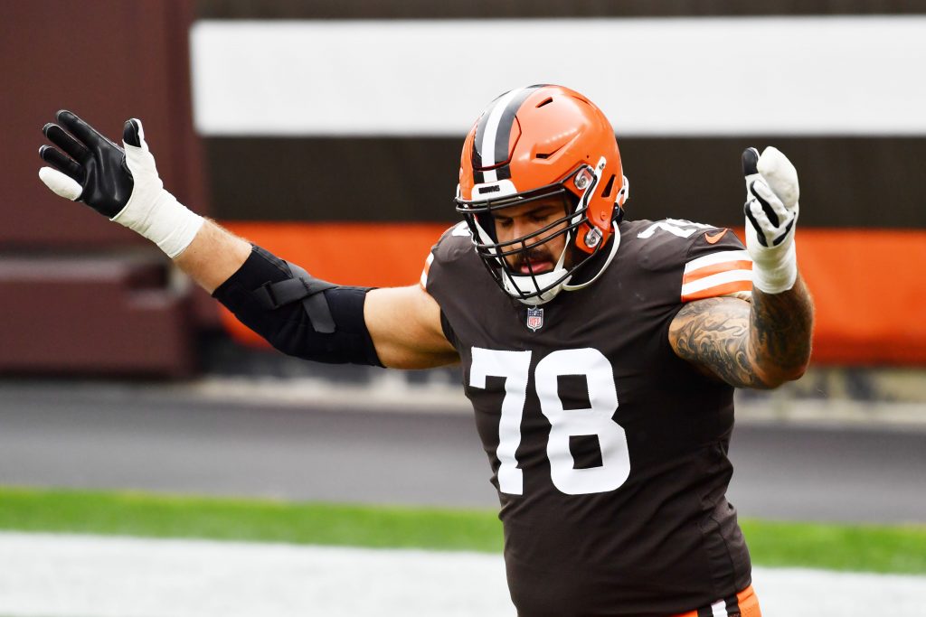 Browns roster moves: RT Jack Conklin activated, WR Derek Dillion