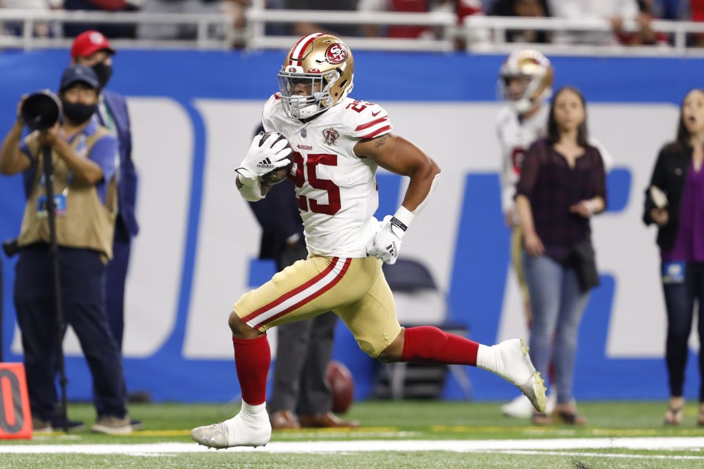 49ers' Elijah Mitchell activated off IR: RB to return vs. Chargers