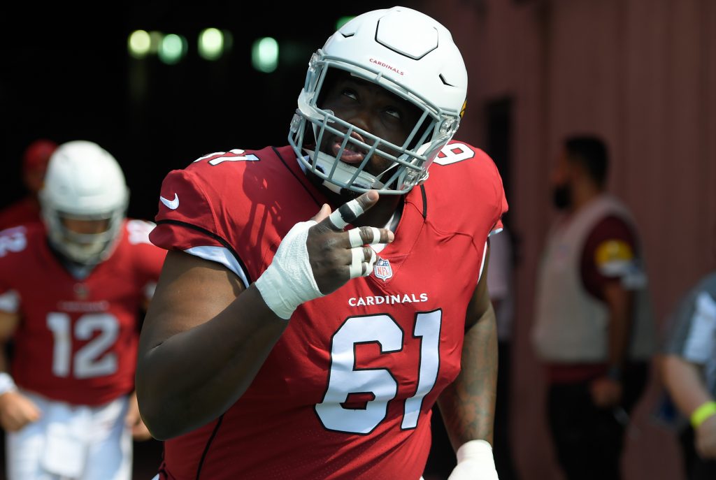 Arizona Cardinals sign OL Coward to active roster, cut K Tristan Vizcaino