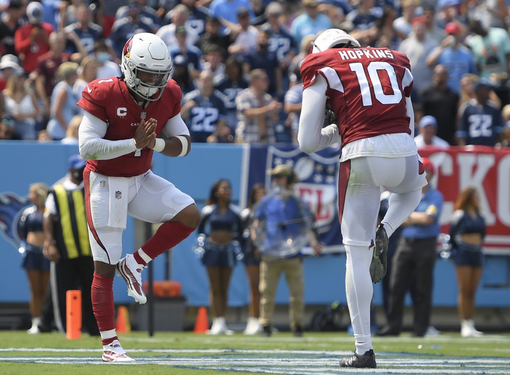 Cardinals QB Kyler Murray (ankle), WR DeAndre Hopkins (hamstring