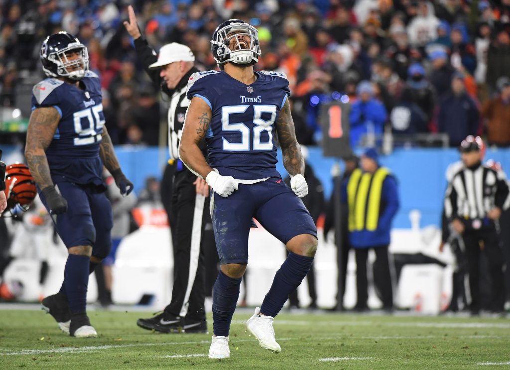 Tennessee Titans OLB Harold Landry tears ACL in practice - Big Cat Country