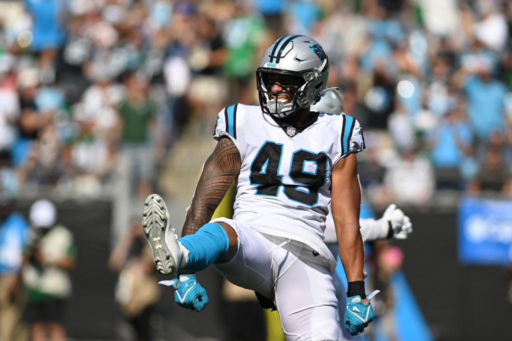 Panthers highlights: LB Frankie Luvu breaks out the 'Peanut Punch'