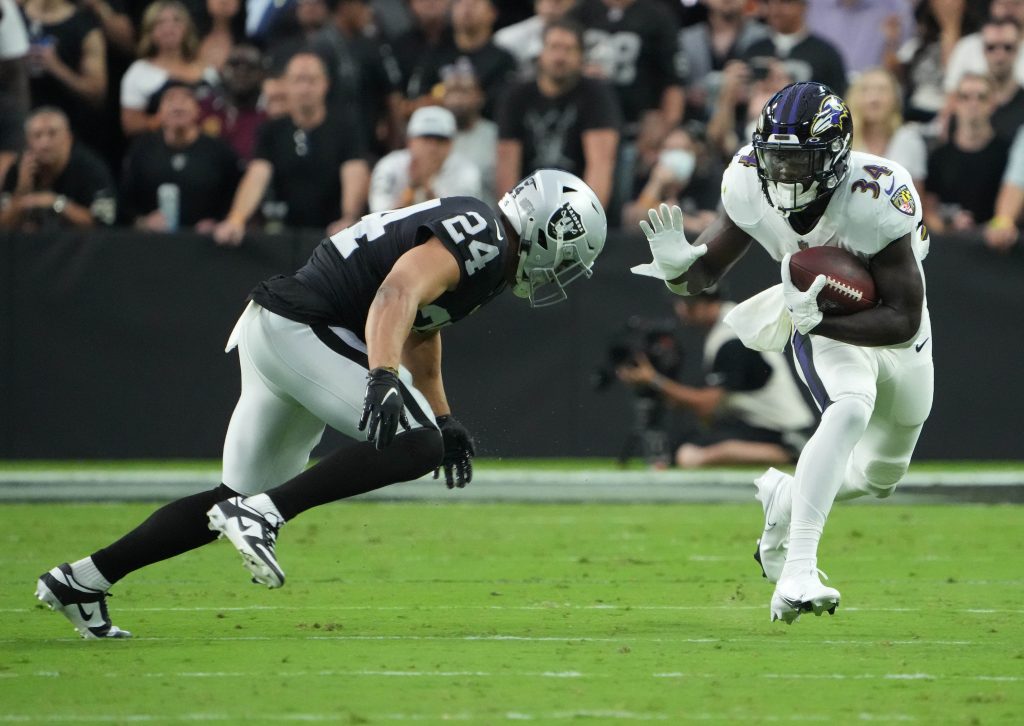 Raiders rookie safety Johnathan Abram settles in as starter