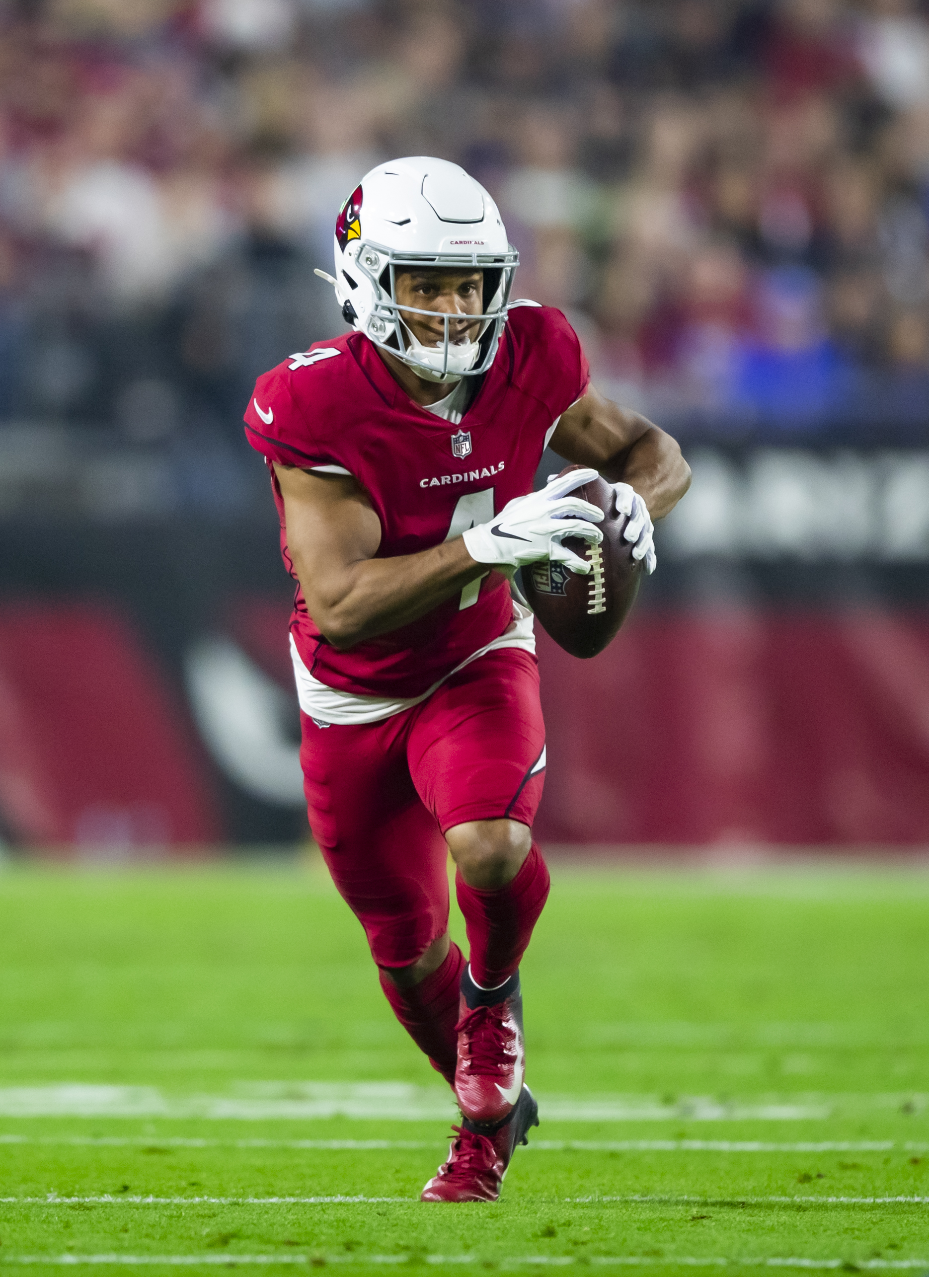 Cardinals Receiver Rondale Moore Shows Off Gnarly Pinky Injury