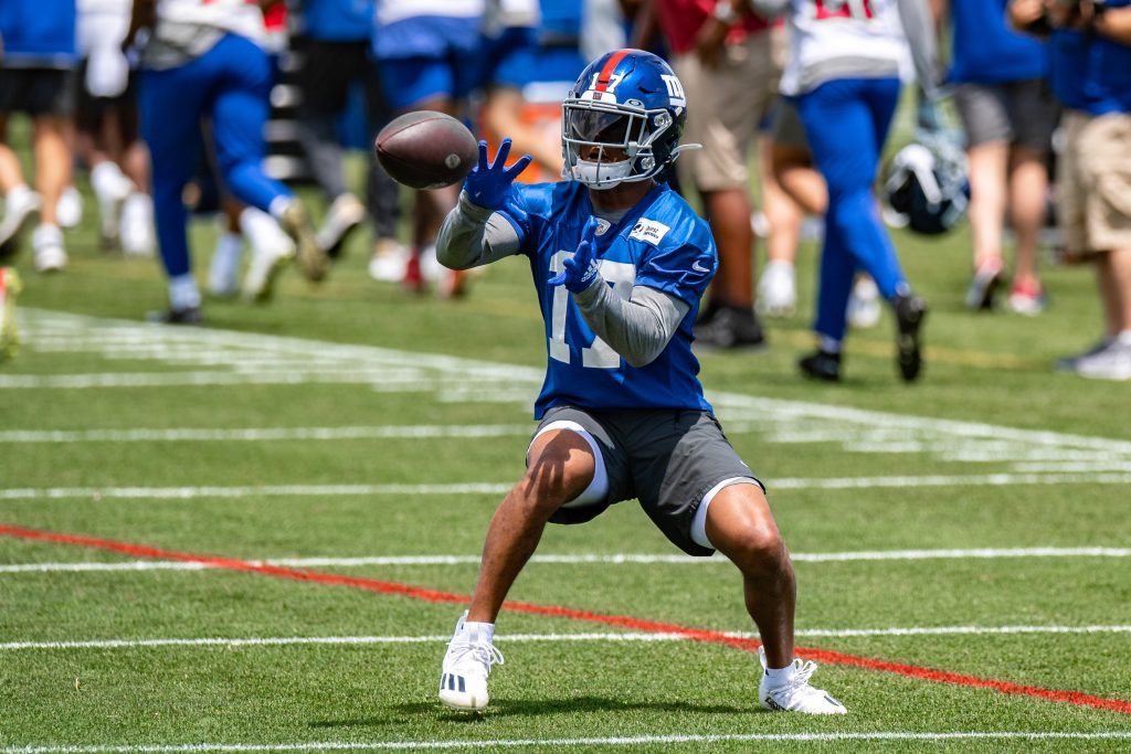 Wan'Dale Robinson's girlfriend celebrates Giants rookie's first TD