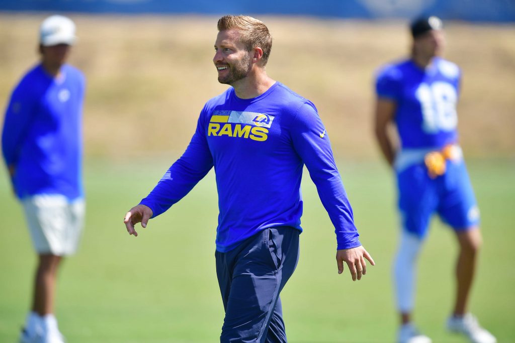 LA Rams and Chargers Fans Face Off At Rams Training Camp 2019